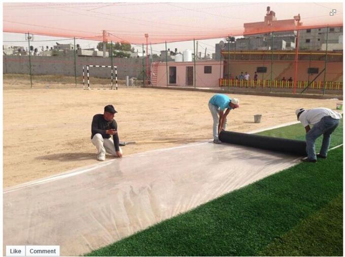 Garden Playground Artificial Putting Turf, Rumput Buatan Hijau Apel Untuk Taman Bermain 2