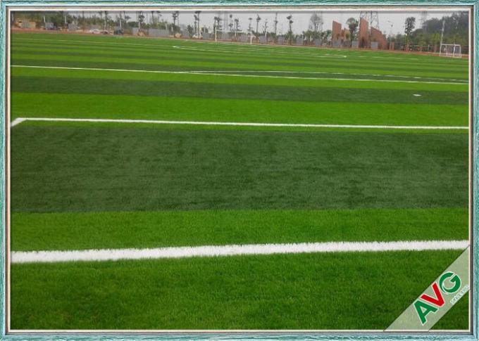 Rumput Buatan Sepak Bola Ketahanan Aus Tinggi 100% Didaur Ulang Ramah Lingkungan 0