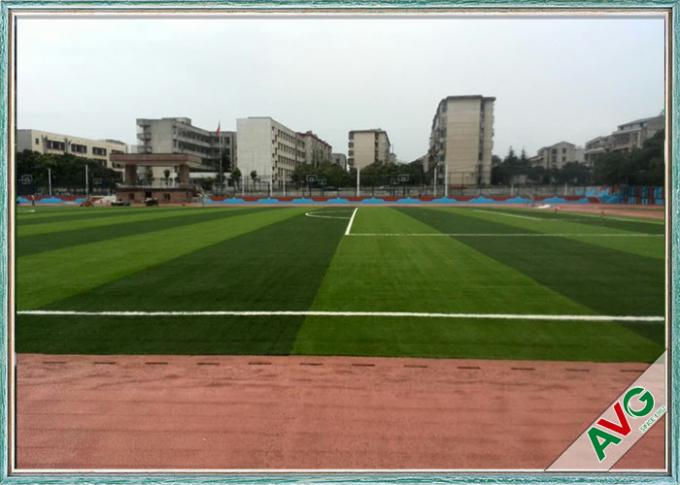 50 Mm SGS Disetujui Lapangan Sepak Bola Rumput Buatan / Rumput Sintetis Untuk Lapangan Sepak Bola 0