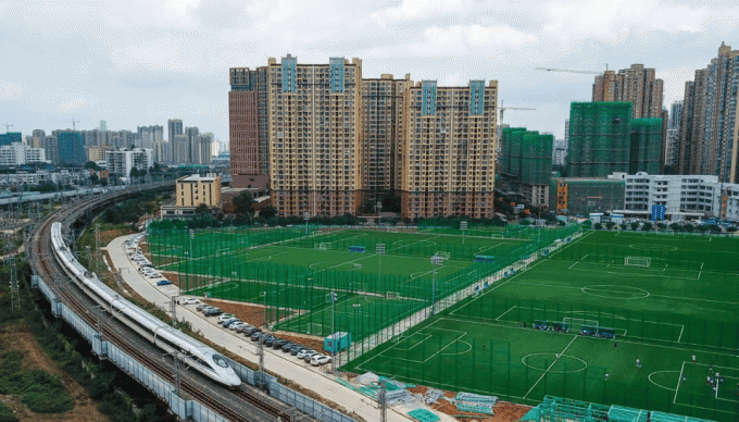 berita perusahaan terbaru tentang AVG diinstal Salah satu taman sepak bola terbesar di Cina!  0