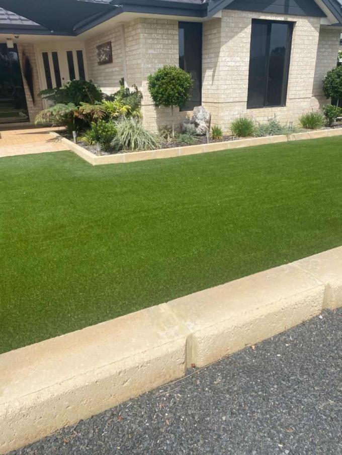 Karpet rumput buatan 50MM Rumput sintetis untuk rumput lanskap taman 0