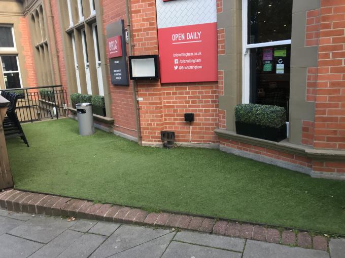 Landscape Grass 20mm Grass Carpet Untuk Berkebun Plastik Turf 0