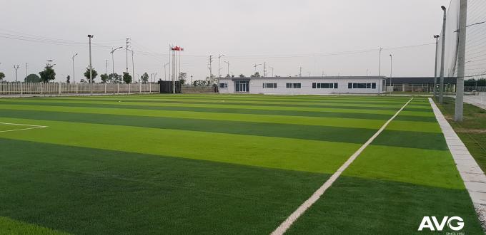 Karpet Buatan Rumput Sepak Bola Rumput 50mm Daya Tahan Tinggi Untuk Sepak Bola 0