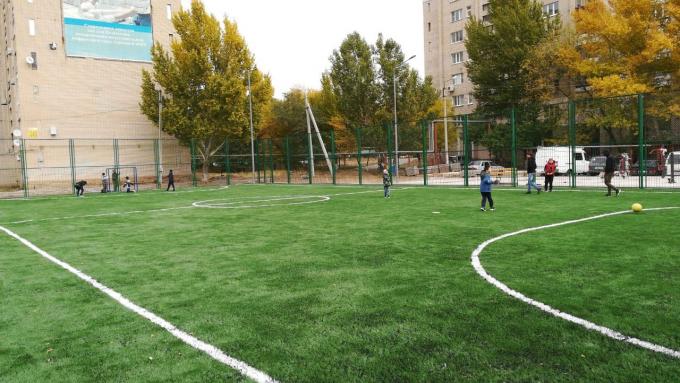 Rumput Buatan Sepak Bola Olahraga Sepak Bola Rumput Buatan 40-60mm 0