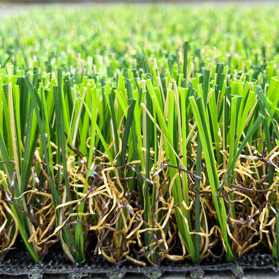 CINA Rumput Plastik Buatan 55mm Gazon Artificiel Rumput Sintetis Untuk Taman pemasok