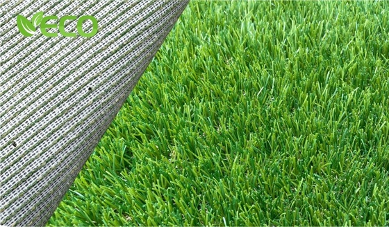 CINA Outdoor Kualitas Tinggi Lanskap Dekoratif Rumput Buatan Plastik Rumput Rumput Sintetis ECO Backing 100% Dapat Didaur Ulang pemasok