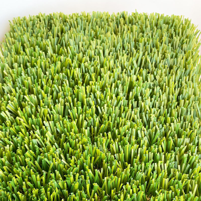 CINA C Shape Curly PP Garden Artificial Grass Untuk Area Rekreasi Tinggi Tumpukan 50mm pemasok