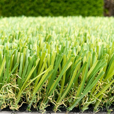 CINA Trio Shape Monofilament PE Garden Artificial Grass Dengan Lapisan Lateks SBR pemasok