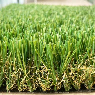 CINA Kekakuan Baik Rumput Rumput Buatan Tinggi 45mm Untuk Taman Lansekap pemasok
