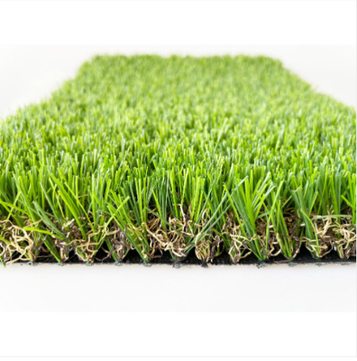 CINA Warna Hijau Plastik Rumput Lansekap Rumput Sintetis Buatan Karpet Rumput untuk Taman pemasok