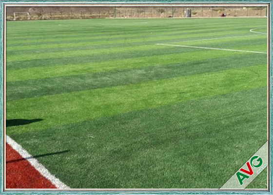 CINA 50mm / 40mm Tinggi Tumpukan Sepak Bola Rumput Buatan Sintetis Untuk Lapangan Sepak Bola pemasok