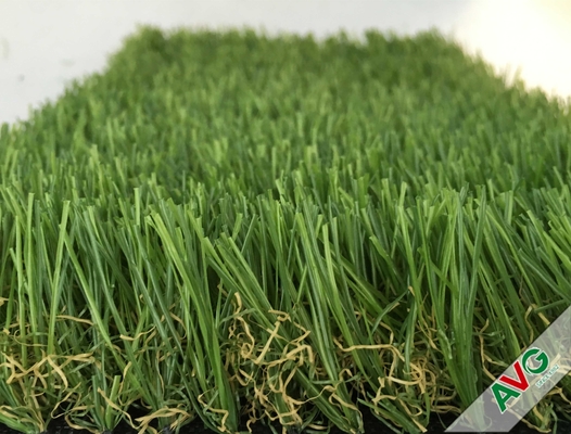 CINA 3/8 '' Gauge PE + PP Material Flat Garden Artificial Grass Untuk Pameran pemasok