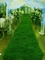 Rumput Buatan Dalam Ruangan Untuk Dekorasi Logam Berat Hijau Gratis pemasok