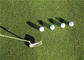 Olahraga Musim Semi Musim Gugur Menempatkan Rumput Golf Buatan Hijau Dengan Padang Rumput Shock Pad pemasok