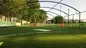 Rumput Buatan Olahraga Luar Ruangan Hijau / Hijau Zaitun Untuk Lapangan Sepak Bola / Taman Bermain pemasok