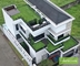 Trio Shape Monofilament PE Garden Artificial Grass Dengan Lapisan Lateks SBR pemasok