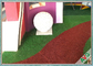 3/8 Inch Lansekap Karpet Rumput Buatan Sintetis Warna Hijau Luar Ruangan pemasok