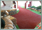 Lapisan Lateks C Berbentuk Karpet Rumput Palsu Dalam Ruangan Untuk Dekorasi Rumah Apple Green pemasok