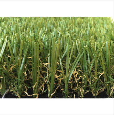 1,75 Inch Fake Garden Grass Bentuk Benang Monofilamen Bergelombang pemasok