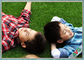30mm Durable Cooler Surface Synthetic Artificial Carpet Grass Untuk Area Bermain Anak-anak pemasok