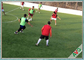 Lapangan Sepak Bola Hijau Luar Ruangan Lapangan Rumput Buatan Lapangan Sepak Bola Buatan Sintetis pemasok