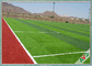 50mm / 40mm Tinggi Tumpukan Sepak Bola Rumput Buatan Sintetis Untuk Lapangan Sepak Bola pemasok