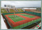 Rumput Sintetis Tenis Standar ITF, Rumput Palsu Lapangan Tenis PP + NET Backing pemasok